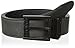 Kenneth Cole REACTION Men's Reversible Belt With Stitch Edge and Black Matte Buckle