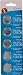 T&E Cr2016 Lithium Coin Cell Remote / Watch Battery (Pack of 5 Batteries)