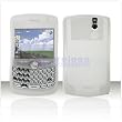 TRANSPARENT WHITE SILICONE SKIN COVER RUBBER SOFT CASE for RIM BLACKBERRY 8300 CURVE [Beyond Cell Packaging]
