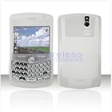 TRANSPARENT WHITE SILICONE SKIN COVER RUBBER SOFT CASE for RIM BLACKBERRY 8300 CURVE [Beyond Cell Packaging]