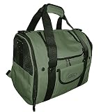 Celltei Backpack-O-Pet Active Olive Small Pet Dog Carrier