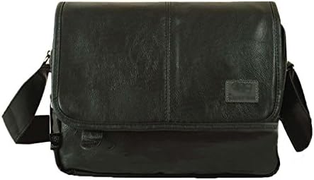 Nasis New Retro Men's Pu Lether Shoulder Bag Message Bag Leisure Bag Cross-body Bag AY4005 (black)