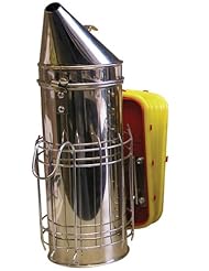 Mann Lake HD540 Stainless Steel Smoker with Guard, 4 by 10-Inch