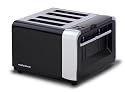 Morphy Richards 44242 mettalic 4 slice toaster black