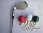 Crossgolfset mit Golfschl�ger Eisen 7, B�lle und Tees