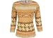 Misses Take Two Clothing Co. 3/4 Sleeve Floral Top