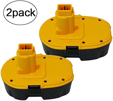 OHYES BAT 2Pack Replacement Battery for Dewalt XRP DC9096 18V 3.0Ah DC9099 High Capacity Cordless Power Tools( 2packs)