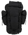 BW Kampfrucksack, schwarz, groß, Mod., Nylon