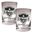 Houston Dynamo Soccer 2pc Rocks Glass Set - Primary Team Logo MAJOR-LEAGUE-SOCCER Soccer
