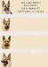 Personalized Custom Return Address Labels: German Shepherd Dog Booklet of 150 Address Labels