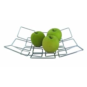 Sefama International - 1035852 - Porte-Fruit - Square - En Fil M�tal - 30 x 30 x 8 cm