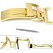 Watch Band Deployment Buckle Yellow Gold Plated 16mm A+