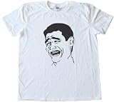 FTS Yao Ming Rage Face Tee Shirt Gildan Softstyle White (Small)