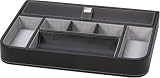 Dulwich Black Leather Valet Tray