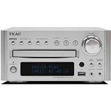 Teac DR-H 338 i Kompaktanlage (DVD-Player, MP3-Dekoder, UKW-/MW-Tuner, HDMI, USB 2.0) silber