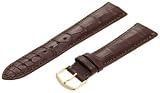 Hadley-Roma Men's MS2005RZ-220 22-mm Dark Brown Genuine Alligator Leather WatchStrap