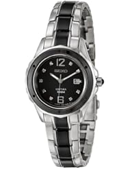 Seiko Womens SXDF01 Analog Japanese-Quartz Two Tone Watch