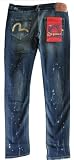 Evisu - Distressed Evisu Evgenes Skinny Jeans Lw Rise Ladies 27