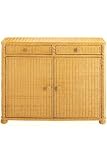 Women's Shoe Storage Chest 42 Prs W/ Door Honey