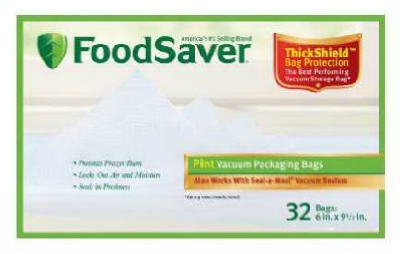 Sunbeam #FSFSBF0116-000 28CT PT Foodsaver Bags