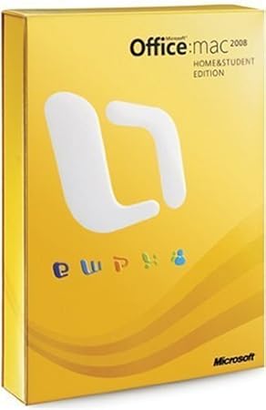 Microsoft Office 2008 for Mac Home & Student Edition [Old Version]