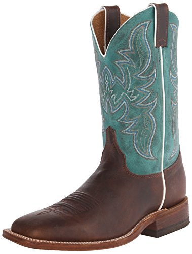 Justin Men's Bent Rail Wood Cowboy Boot Square Toe
