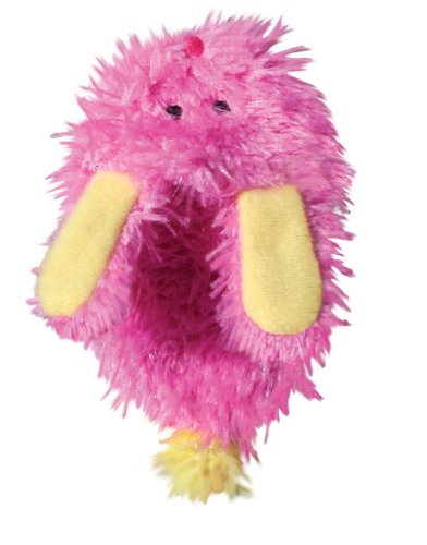 See KONG Fuzzy Slipper Refillable Catnip Toy, Assorted