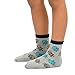 TeeHee Kids Boys Cotton Fashion Fun Crew Socks 6 Pair Pack (6-8Y, Skulls)