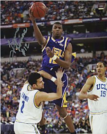 Tyrus Thomas Autographed/Signed with LSU 8x10 Photo