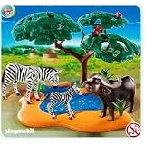Buffalo With Zebras african safari animals by 