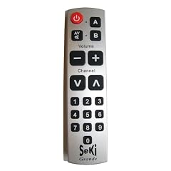 Seki Grande lernf�hige Universal-Fernbedienung silber-schwarz