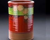 Wine Cooler - Red with Flowers
