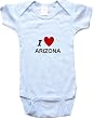 I LOVE ARIZONA - ARIZONA BABY - State-series - White, Blue or Pink Onesie / Baby T-shirt