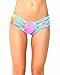 iHeartRaves Tie Dye Velvet Micro Cut Out Rave Booty Shorts