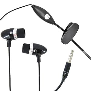 3.5mm Black Bullet Headset for HTC Droid Eris/ Hd2/ Hero Sprint/ Imagio/ Google Nexus One/ Touch Pro2
