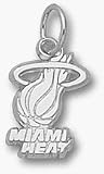 Miami Heat 3/8 Logo Charm - Sterling Silver Jewelry