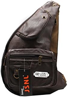 Black, Brown, Tan Multi Purpose Synthetic Leather Cross Body,Chest Bag, Gun Pouch (Brown)