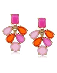 kate spade new york "Boardwalk Stroll" Pink Chandelier Earrings