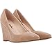 Zbeibei Women's Faux Velvet Pointed Toe Wedges Platform Shoes High heels Work Pumps