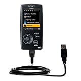 Classic Straight USB Cable for the Sony Walkman NWZ-A818 with Power Hot Sync and Charge capabilities - Gomadic Brand w/ TipExchange Technology