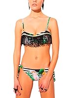 less is more Braguita de Bikini (Negro / Verde)