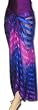 Full Size Pareo: Satin Stripes Purple/Blue