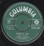 PALACE OF LOVE 7" (45) UK COLUMBIA 1959