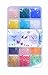 LK-Crafts Wholesale Lot 1500pcs Bicone (Similar Cut #5328/5301) 4mm Crystal Beads 15 Colors with Storage Box. #1