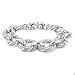 Sterling Silver Oval Link Bracelet 8