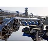 Aerial Double Blunt Light Bar Combo - Polished Aluminum 2.25-2.5inch