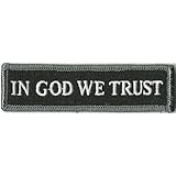 In GOD We Trust - Tactical Morale Patch - Black
