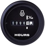 Sierra International 62719P Premier Marine Hour meter Gauge