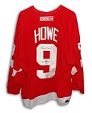 Gordie Howe Autographed/Hand Signed Detroit Red Wings CCM Red Jersey Inscribed Mr. Hockey