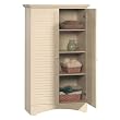 Sauder Harbor View Storage Cabinet, Antiqued White